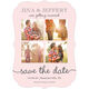 Blush Our Love Story Photo Save the Date Cards Image 3 of 6